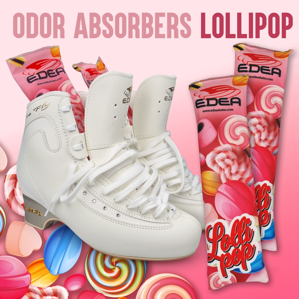 edeaskates's tweet photo. NEW ODOR ABSORBERS! Lollipop or Tootsy?
 
TIPS: remove the insoles after each skating session so they can dry easily and put the odor absorbers inside your skates. 
.
.
.
#edeaskates #edeafamily #edeaaccessories #figureskating #iceskating #rollerskating #artisticskating https://t.co/OORxIdPHTx