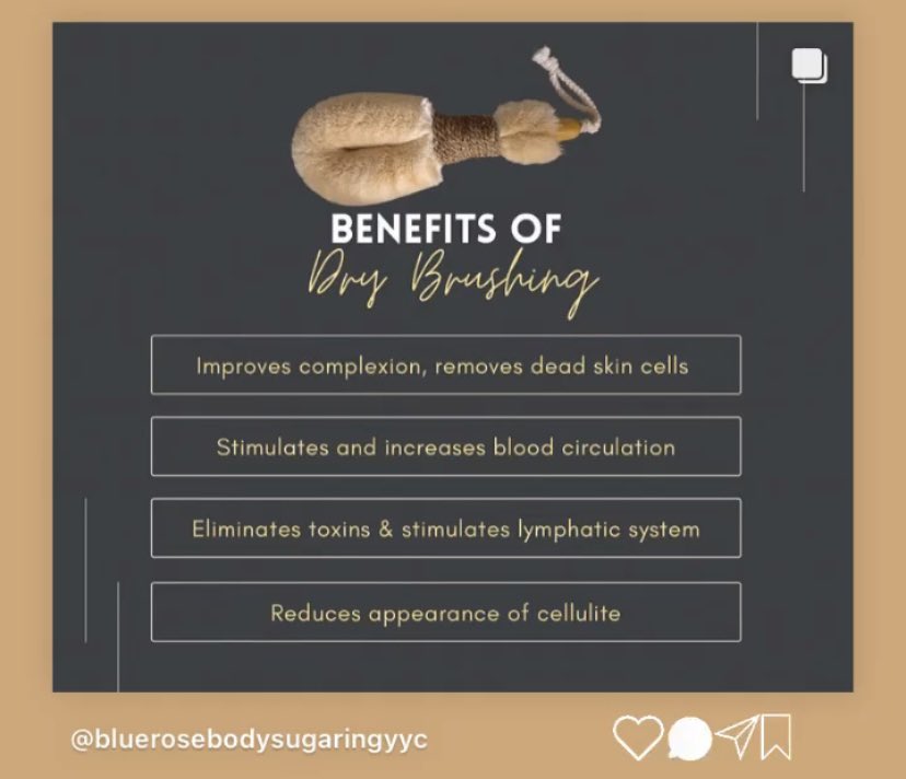 MerbenInt's tweet image. Repost @bluerosebodysugaringyyc #benefitsofdrybrushing