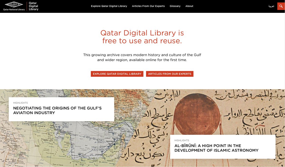 I am happy to announce that we started Phase 4 of our partnership with the British Library last month.  This new 3.5-year phase will add to the Qatar Digital Library (QDL.qa) another 675,000 pages of historical material on the Gulf from the BL's collections.