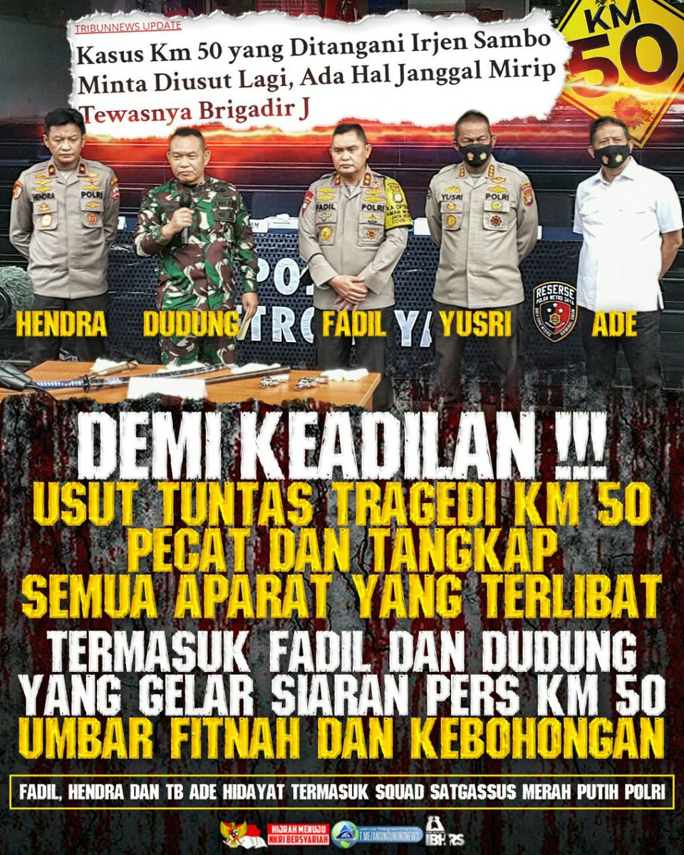 #UsutTuntasTragediKM50 
#UsutTuntasTragediKM50
