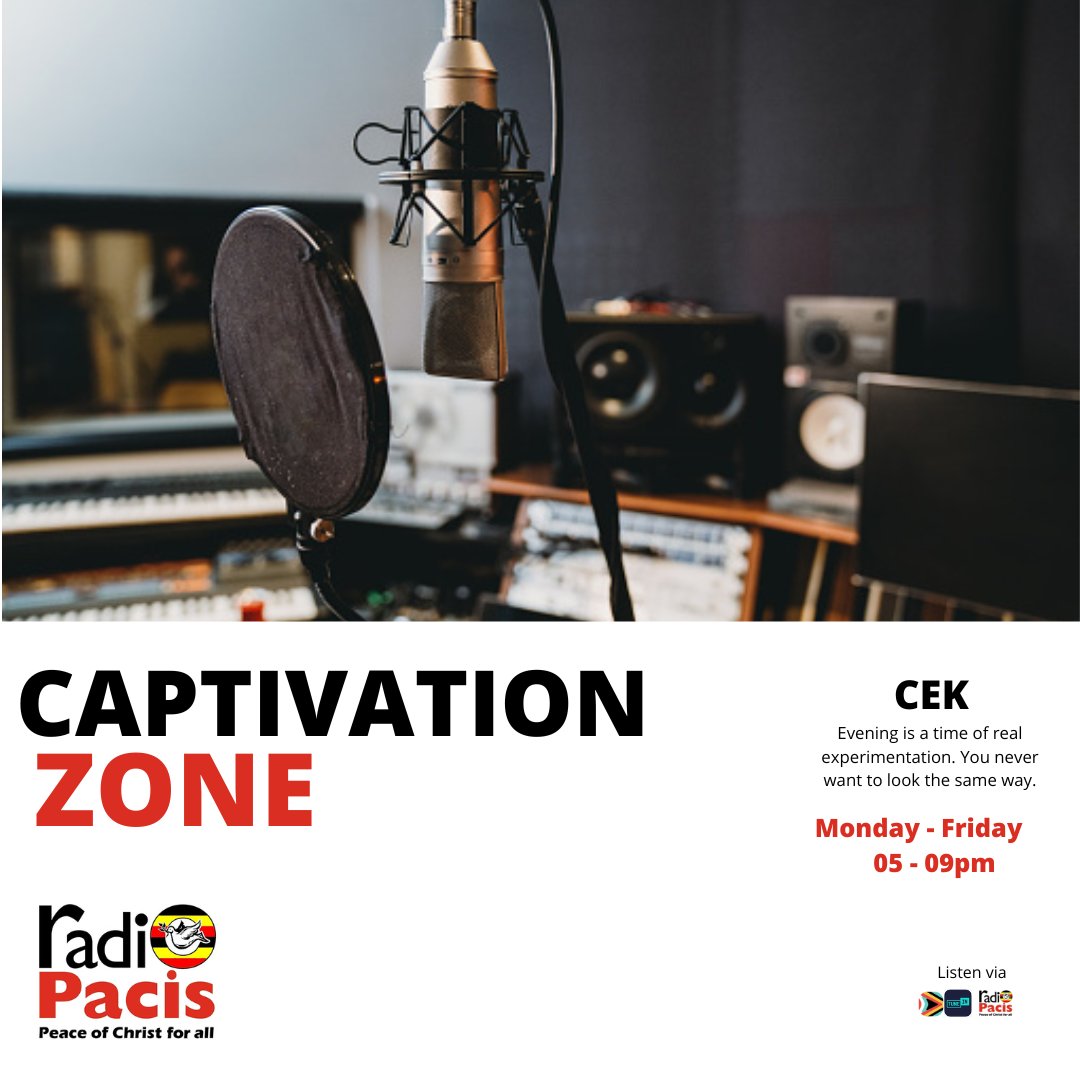 Thursdays are for dope music! 
Tune in to the #CaptivationZone  and let @Sweeny Cek entertain you up till 9pm.

94.5FM/ Listen online: radiopacis.org

 #PeaceOfChristForAll🙏🏼🙏🏼🙏🏼🙏🏼