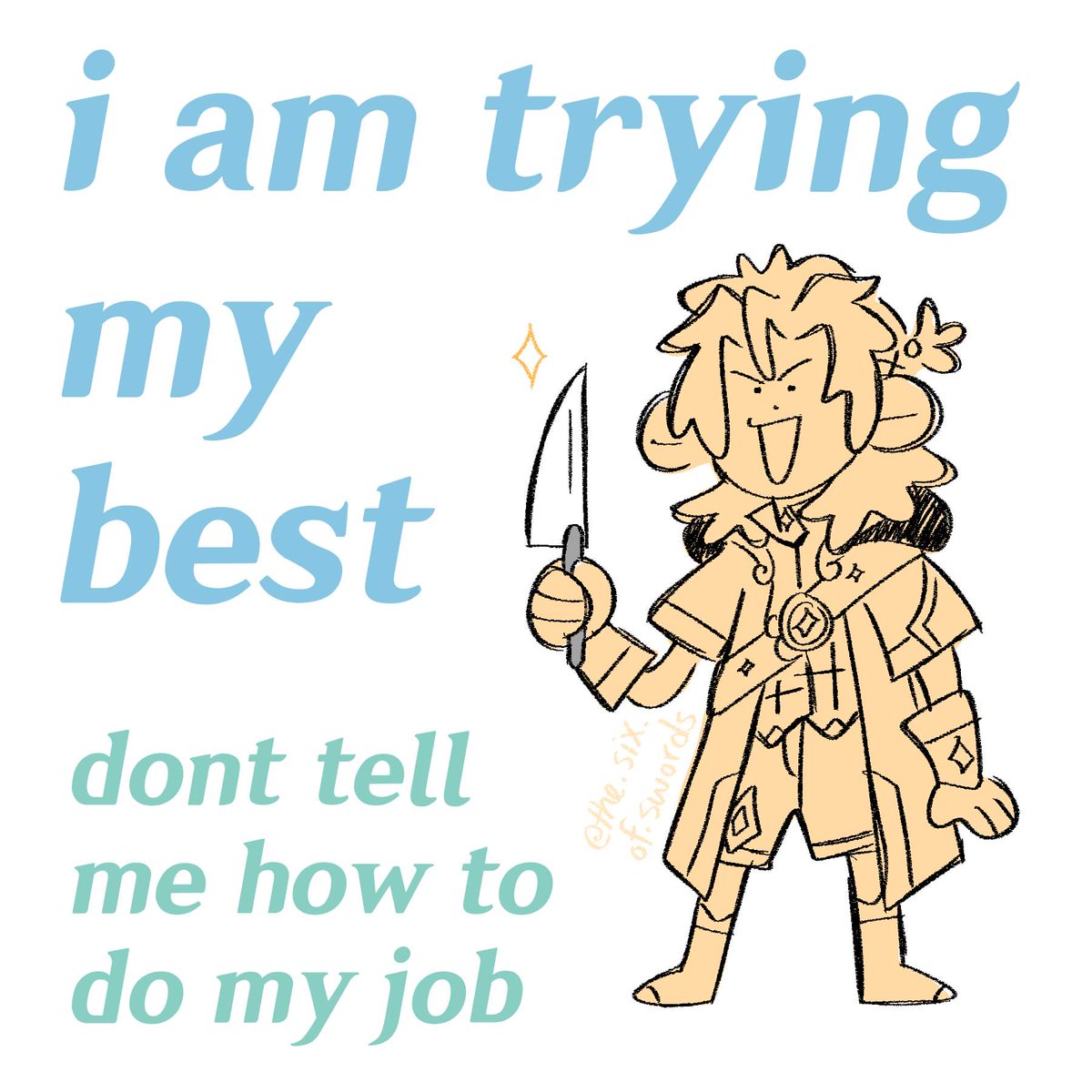 thelingolee's tweet image. albedo is trying, please be nice to him