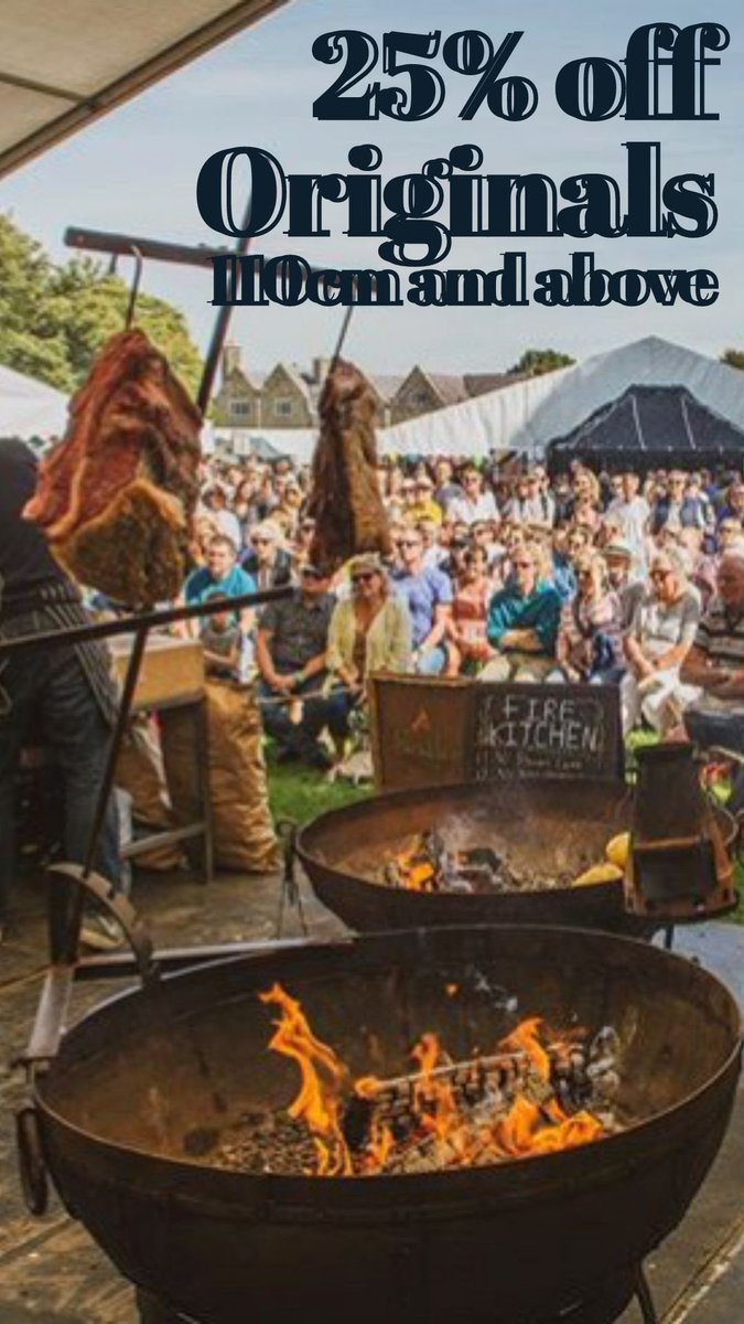 We’ve got 25% off our Original Kadai Firebowls online! For all Originals 110cm and over 🔥🔥 #kadai #fire #BBQ #Cooking #food #summer