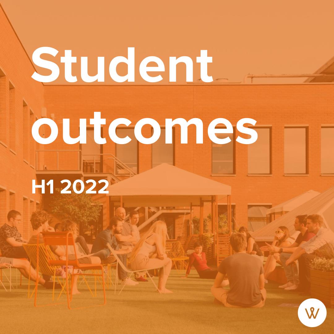 codeworks's tweet image. We&apos;re reissuing our H1 2022 student outcomes to correct a bug which meant we were slightly over-stating student salaries. Follow this thread for the updated results and short explainers ⬇️
