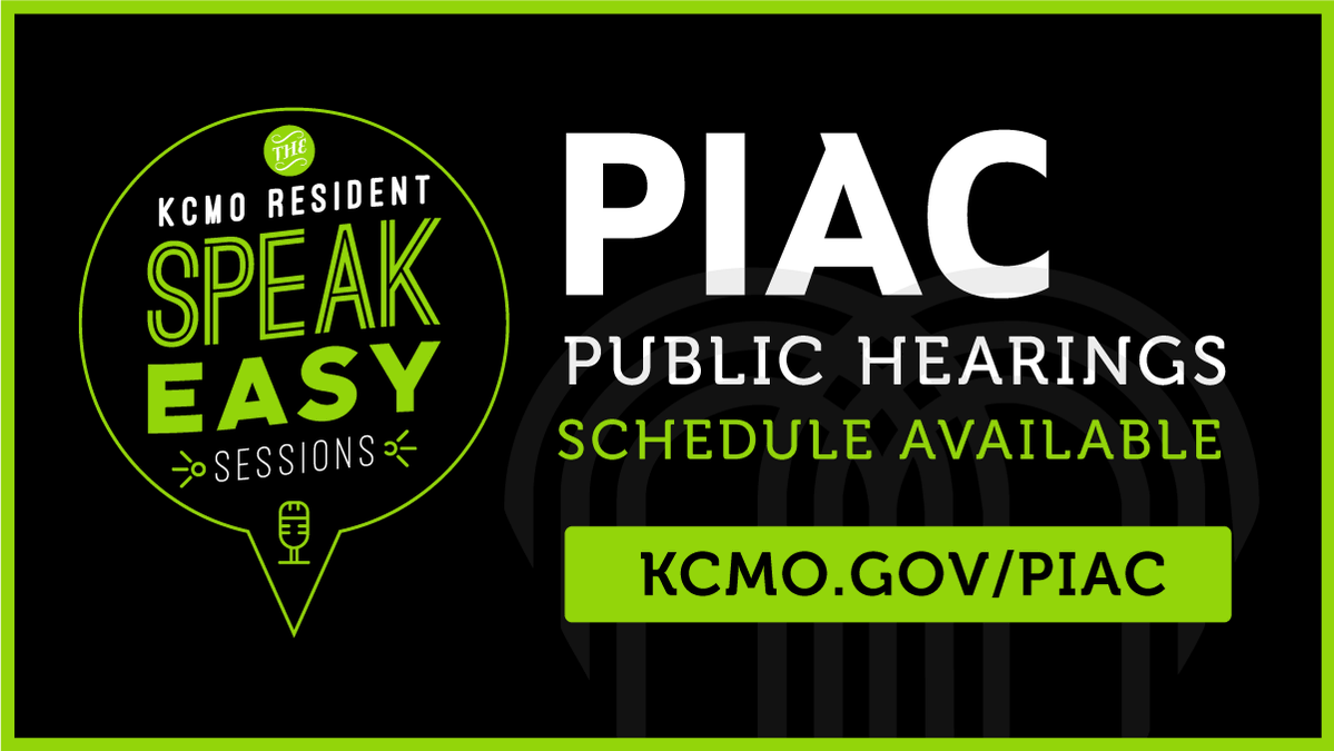 KansasCity's tweet photo. Kansas City, the Public Improvements Advisory Committee (PIAC) wants to know your priorities for improving our City. Submit a request by Aug. 31 or join our public hearings! ✍️https://t.co/Doa9W51q65 https://t.co/58MSxuRx4t