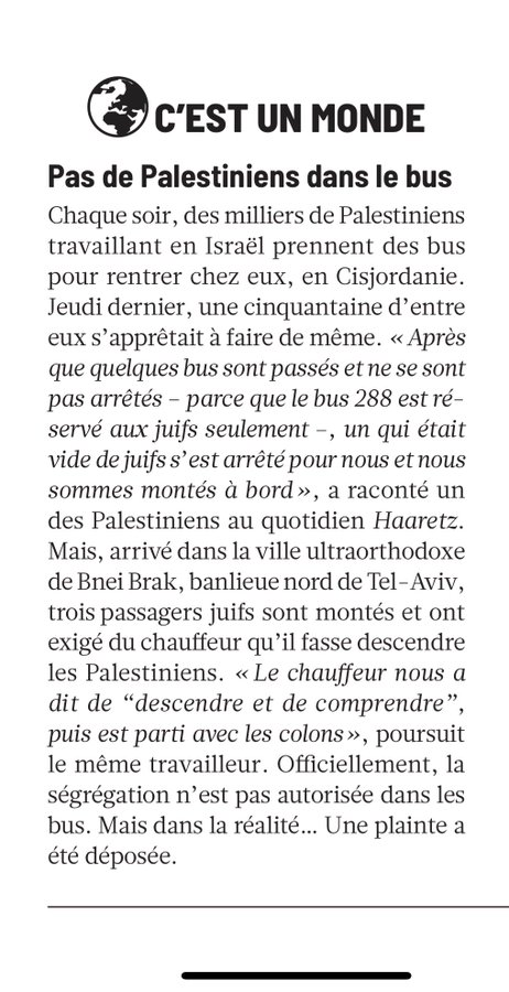 HMaler's tweet image. Toute ressemblance avec un apartheid serait purement fortuite