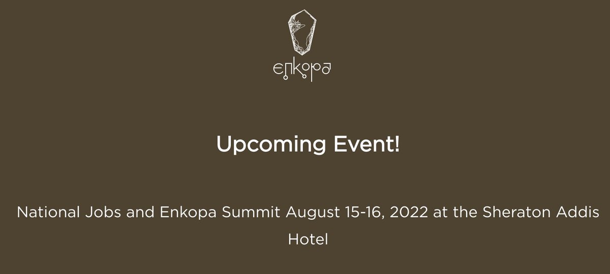 _blaurendeau's tweet image. #Enkopa Summit is just around the corner.

Reach out to @MedhinGirma  if you would like to register (only very limited seats left)

@IDethiopia @redfox_group @habeshaview @TeddyTassewK @YodaheZemichael @FreelanceEthio1 @GoodayOnline @Africa118inc @taskmoby