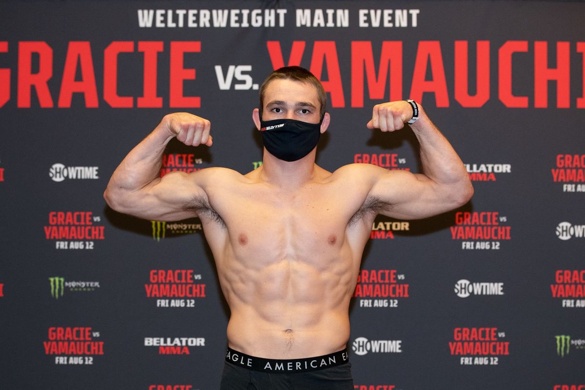 #Bellator284 Official Weigh-In Result: <a href="/BBye22/">Brett Bye</a> (173.8)