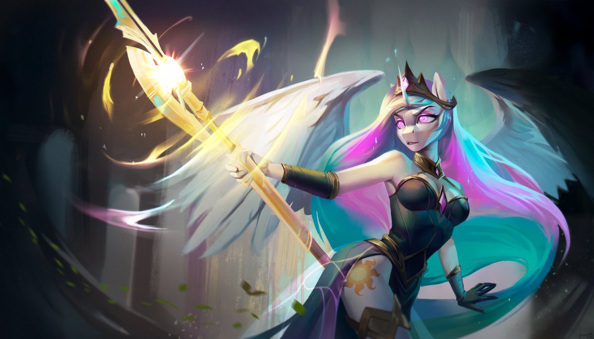 AnnnaM_Art's tweet photo. Celestia in League of Legends! Finally! https://t.co/lRJBE9oRsP