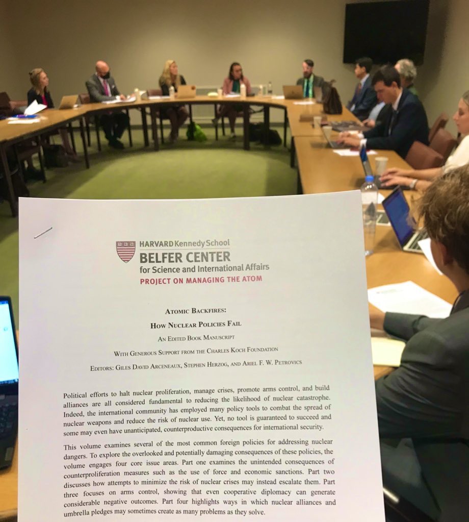 Marina Lorenzini (@mdlorenzini) on Twitter photo . <a href="/ManagingtheAtom/">Managing the Atom</a> hosts a panel at #NPTRevCon on the counterproductive consequences on non-pro and risk reduction policies: . <a href="/ManagingtheAtom/">Managing the Atom</a> hosts a panel at #NPTRevCon on the counterproductive consequences on non-pro and risk reduction policies: