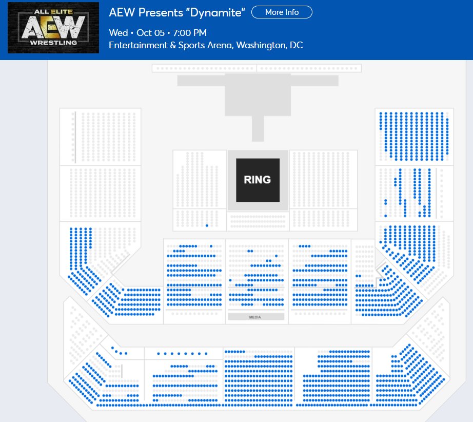 WrestleTix on Twitter "The AEW Washington, DC presale is happening right now. The code is