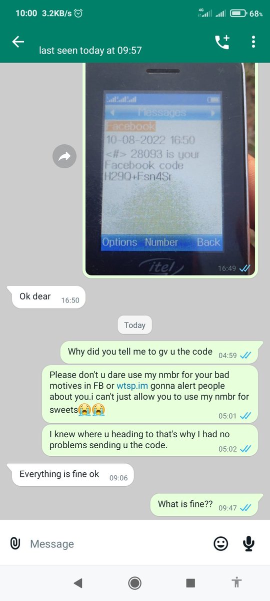 Just be warned of scammers who want to use your cell number for bad motives.they pretend to be online traders.i just sent you screenshot so u won't be victims like me.as of now they are faking to be doctor Khehleleza