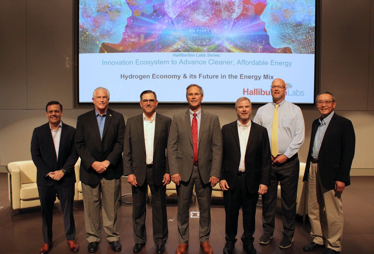 Halliburton Labs (@halliburtonlabs) on Twitter photo Halliburton Labs was honored to host some phenomenal speakers, Charles McConnell, <a href="/jackbrouwer99/">Jack Brouwer</a>, Jimmy Chen, and Brian Weeks, to discuss technical, economic, and policy considerations for the hydrogen value chain. Thanks for joining us <a href="/HoltMaynard/">maynard holt</a>. Halliburton Labs was honored to host some phenomenal speakers, Charles McConnell, <a href="/jackbrouwer99/">Jack Brouwer</a>, Jimmy Chen, and Brian Weeks, to discuss technical, economic, and policy considerations for the hydrogen value chain. Thanks for joining us <a href="/HoltMaynard/">maynard holt</a>.
