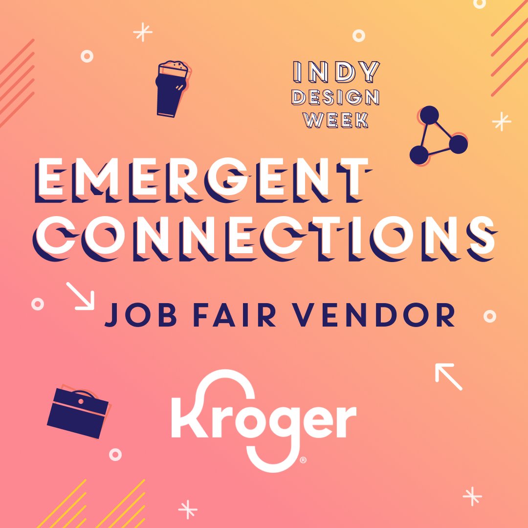 IndyDesignWeek's tweet image. We&apos;re so excited that @salesforce @wwwsepcom @TriadCtv and @kroger will all joining us at our opening night job fair, hosted at @unioncampusindy 

This event is free, but and #IDW ticket will give you access to free refreshments!

Get you tickets here bit.ly/3B40qyx