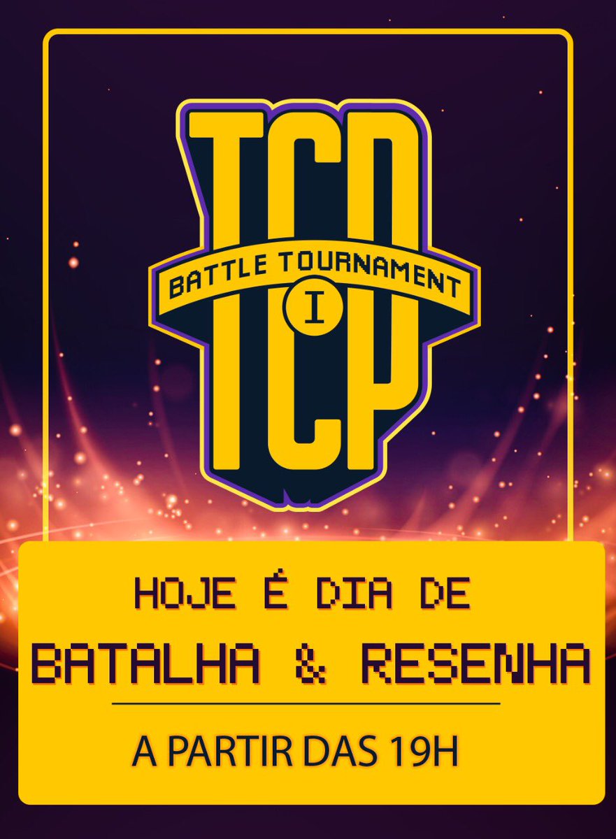 ÚLTIMA DIA de Batalhas Classificatórias galera ! 

Hoje às 19 horas vamos fazer nossa última rodada de classificação para o Torneio de Battle que vai rolar nesse domingo! E além disso, teremos um convidados especial para uma baita resenha na Live !! youtube.com/cryptoplayersfc