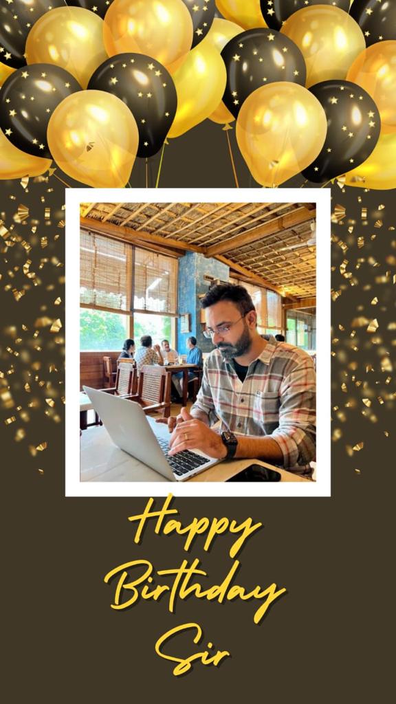 csrahulrawat's tweet photo. Many Many Happy Returns of the Day @csankalp Sir💐🎂 https://t.co/CxRhiNGZ0w