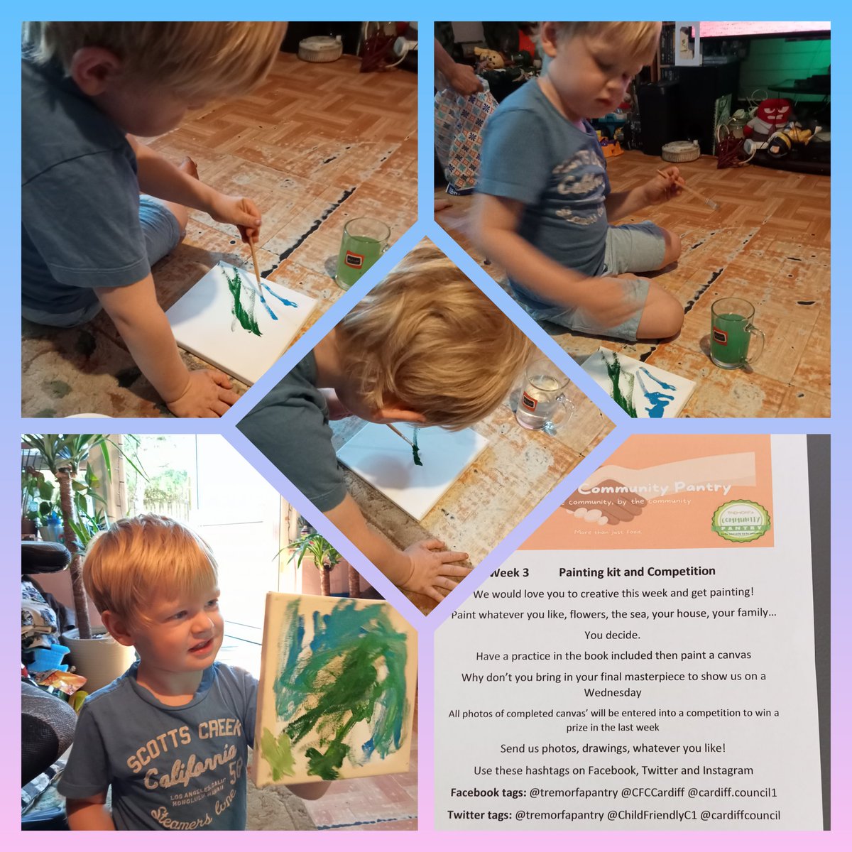 Week 3 of summer of fun activities being enjoyed by families lots of painting this week. @ChildFriendlyC1 <a href="/cardiffcouncil/">Cardiff Council</a> #summeroffun #ChidFriendlyCDF