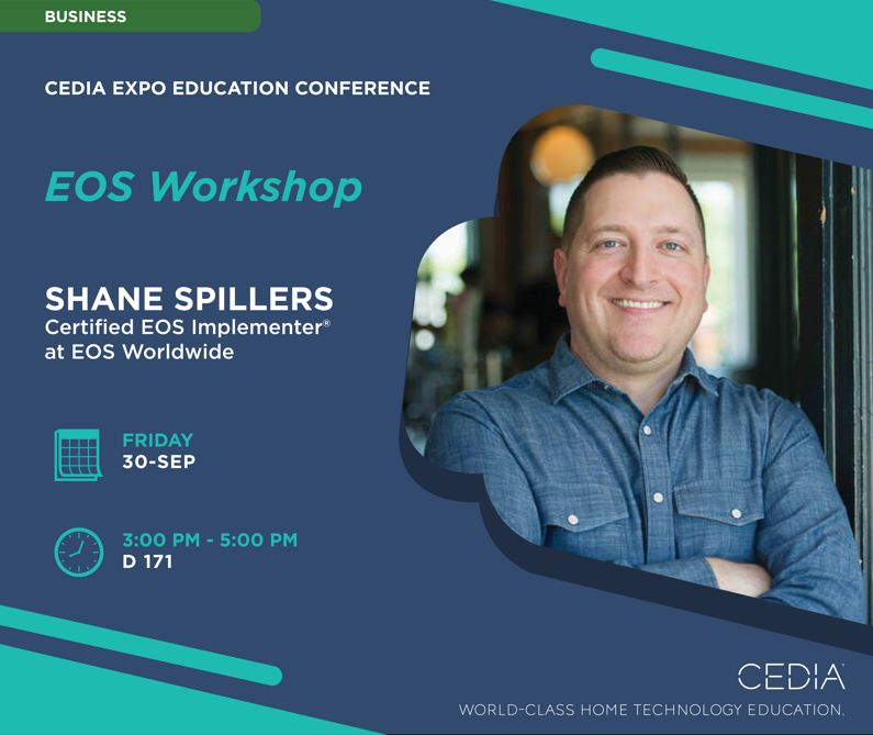 Are you a #SmallBusiness owner? Check out this session at CEDIA Expo to get a set of simple, practical tools that you and your leadership team can use immediately.

Save your spot: bit.ly/3SIHLig

#businessgrowth #leadership #workshop