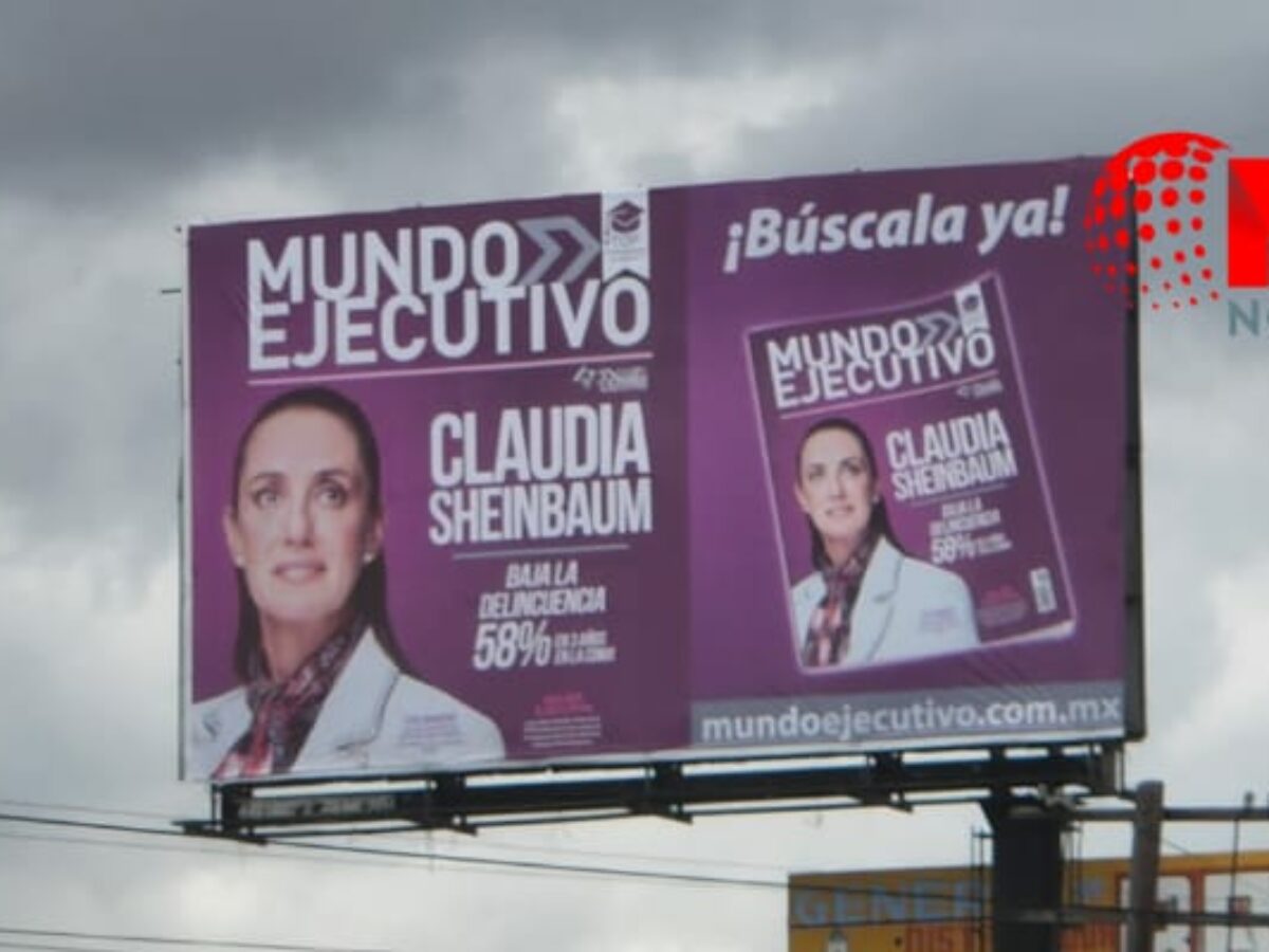 juandepoco's tweet photo. En #Puebla #NuevoLeon #Leon #Edomex les interesará leer una entrevista en @MundoEjecutivo que solo hace 39,645 ejemplares y donde la entrevistada es @Claudiashein a mi me late que a este ejemplar que promueven en #publicidadexterior le van a sobrar ejemplares https://t.co/9JVgAf6RHO