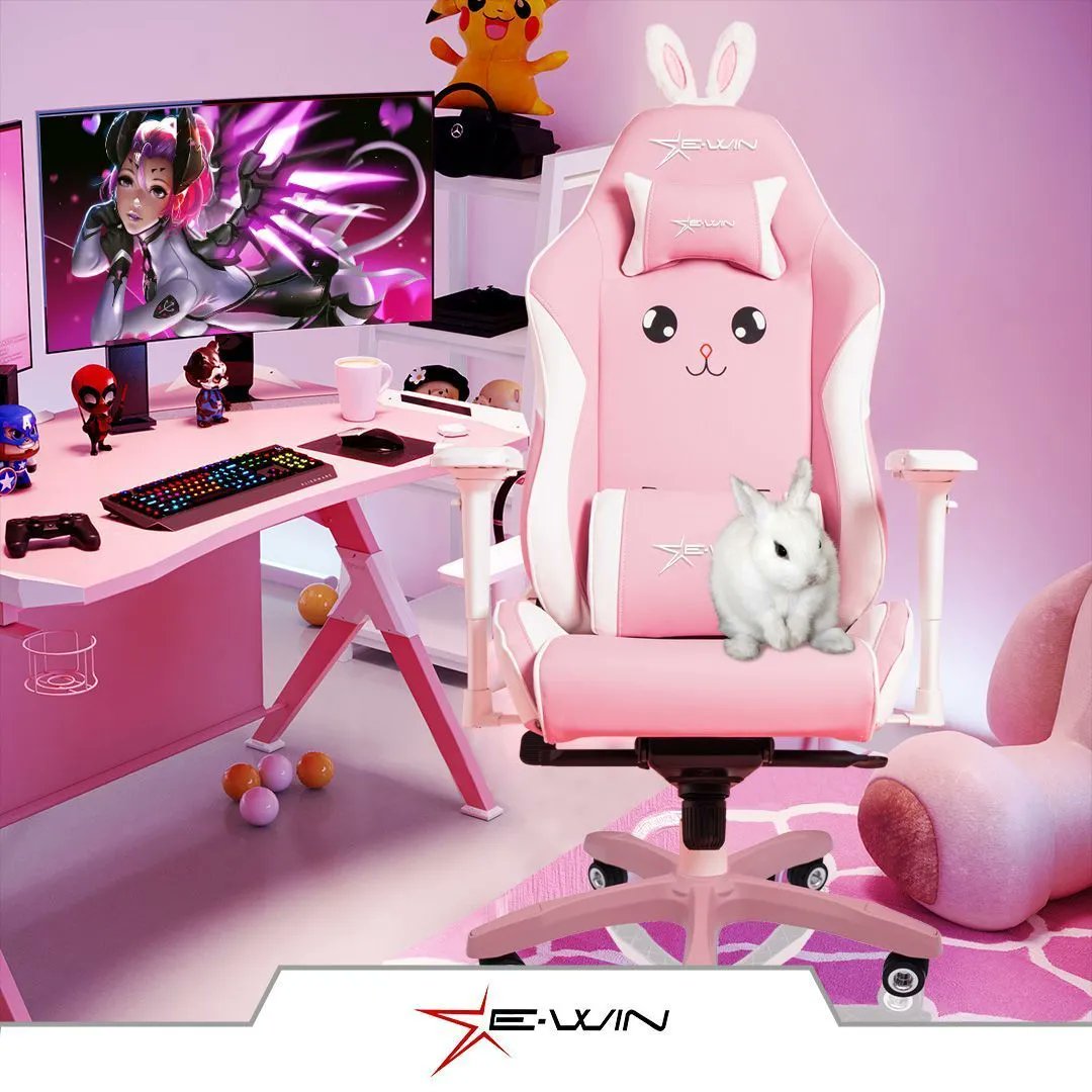 Pink setup inspiration.