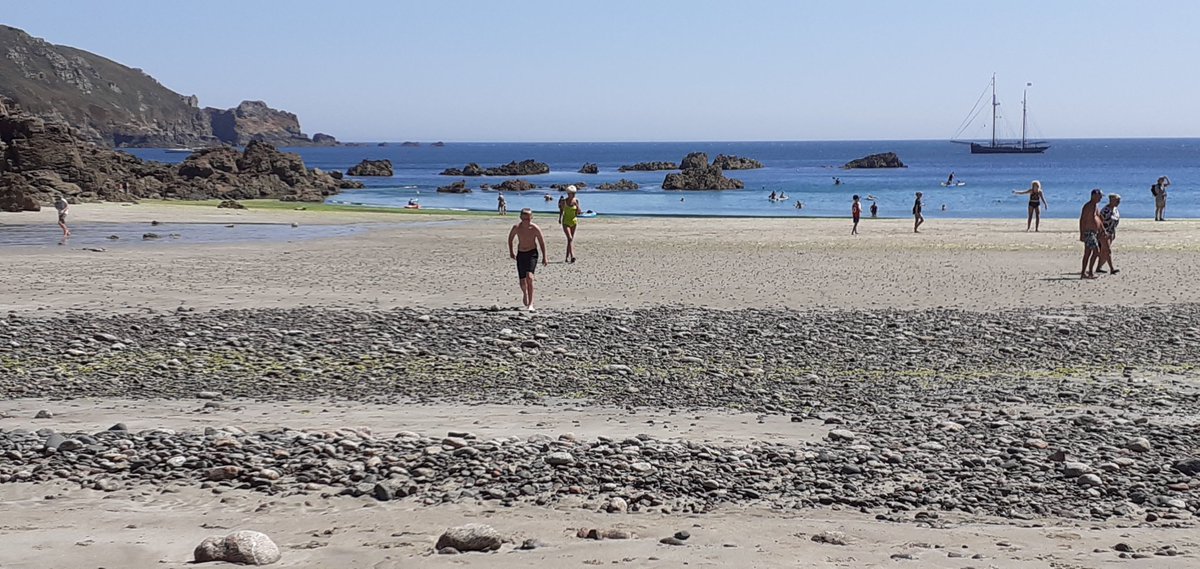 JessBrehaut's tweet photo. Great time at the #beach with @cjgemurray and 13 yo. When he wasn't whining... but we all had a #swim #petitbot was looking fabulous! #wearesolucky #loveguernsey #chog https://t.co/3tjZBpBSXj