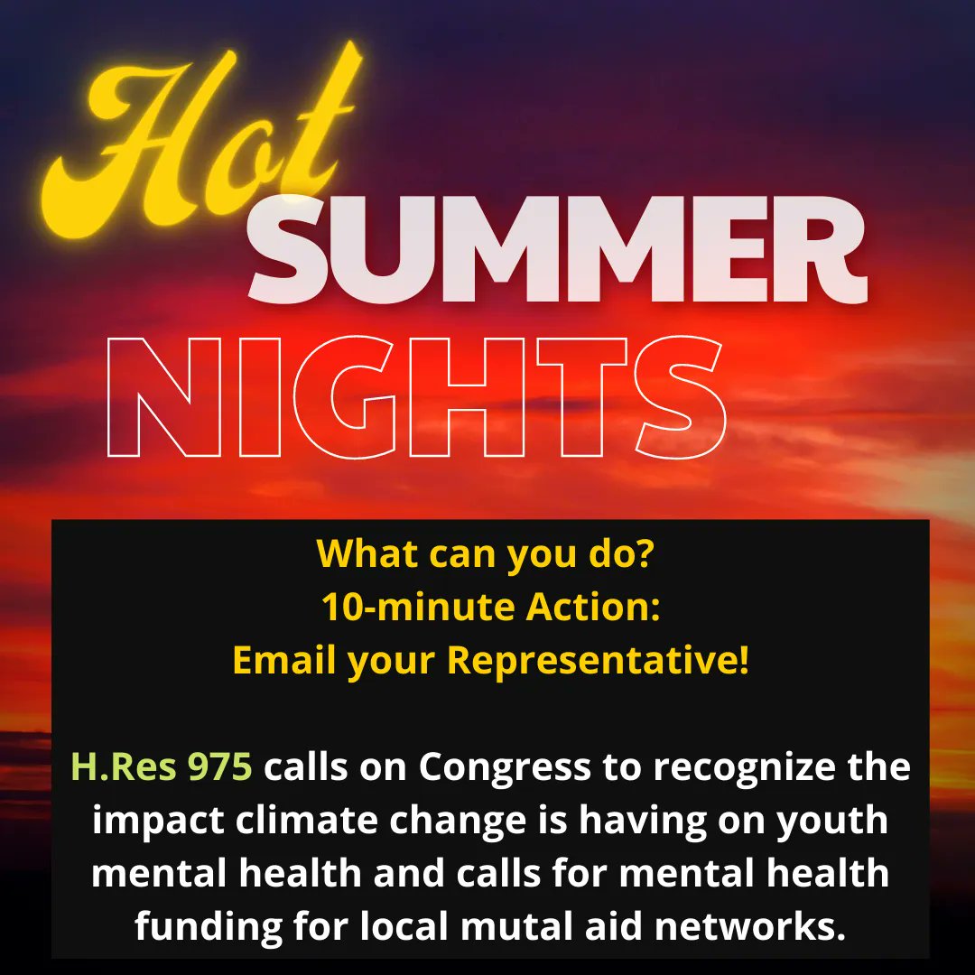 path2positive's tweet photo. (@ your Representative) please co-sponsor H.Res 975, to support #youthmentalhealth amid the #ClimateCrisis. Extreme heat is a known physical danger to kids, but new research shows extreme heat is also a danger to their mental health as well. #HR975 https://t.co/aDp2Us0gQh