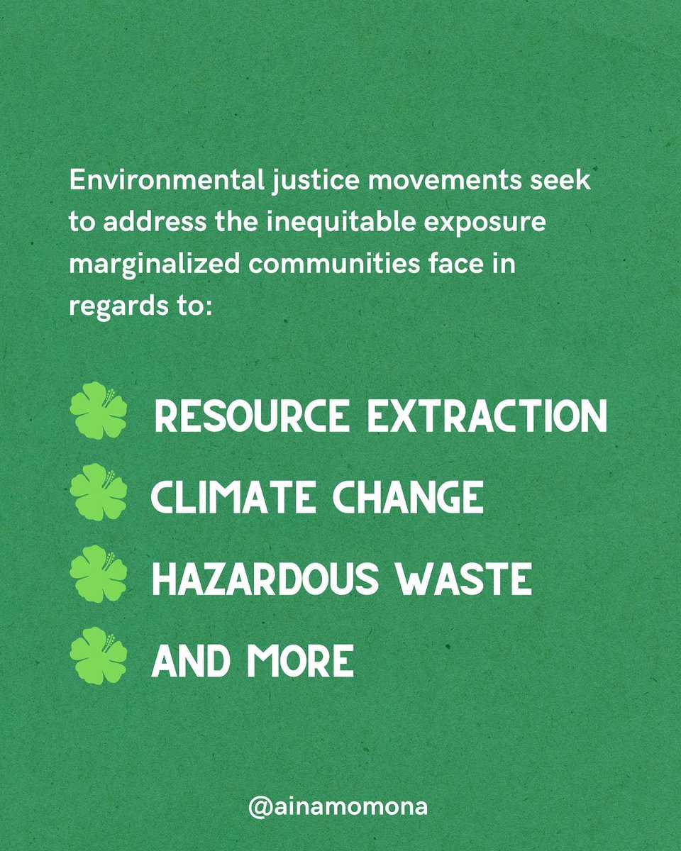 aina_momona's tweet photo. The environmental justice movement seeks to address inequitable exposure to marginalized communities. In Hawai’i, the Native Hawaiian population disproportionately bears the weight of environmental harms caused by #tourism #development #themilitary https://t.co/6q0Rnbzolu