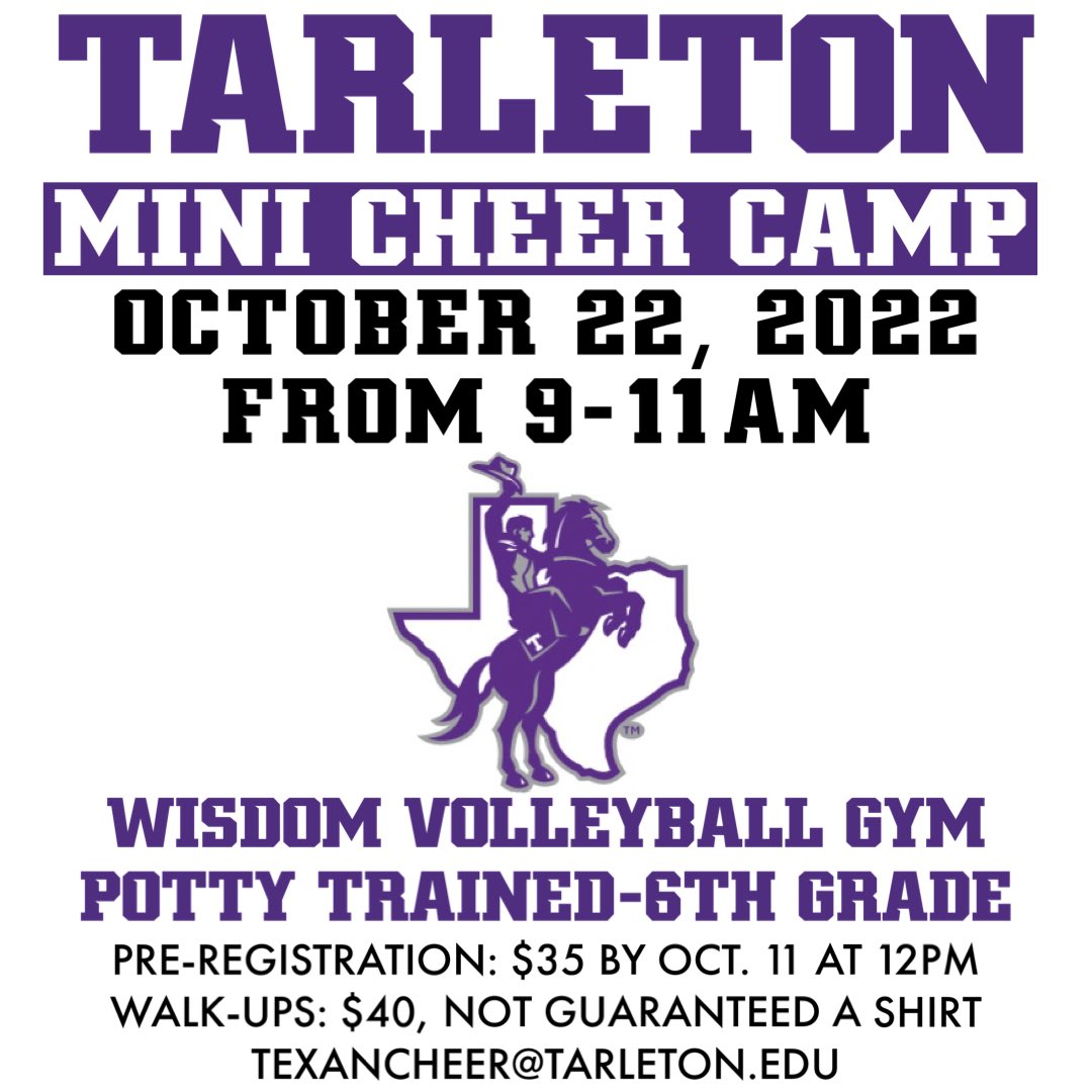 𝐌𝐈𝐍𝐈 𝐂𝐇𝐄𝐄𝐑 𝐂𝐀𝐌𝐏 📣 
We’re so excited to meet your Mini Texan Cheerleaders! 
For more information or to register, follow the link below: 
bit.ly/3vXaJkq