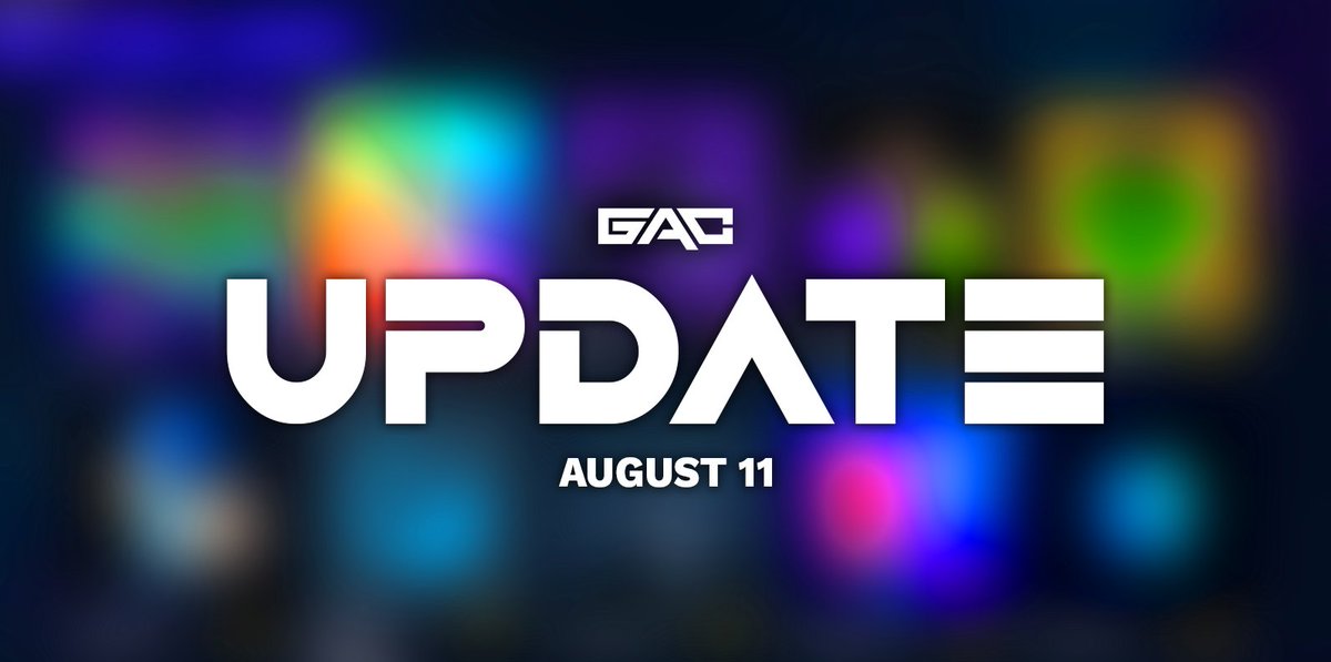GamingApeClub's tweet photo. Update 8/11 ⚙️

We will be releasing frequent updates to maintain consistency and transparency with the GAC community all in one place.

GACland ⛰️
Partnerships 🤝
GAC Dashboard 💻
GAC Twitch Team 🆕
Events/Tournaments 🎮
and MORE!

Read here: https://t.co/ivBIVRsvOO https://t.co/jGquWtlIB4