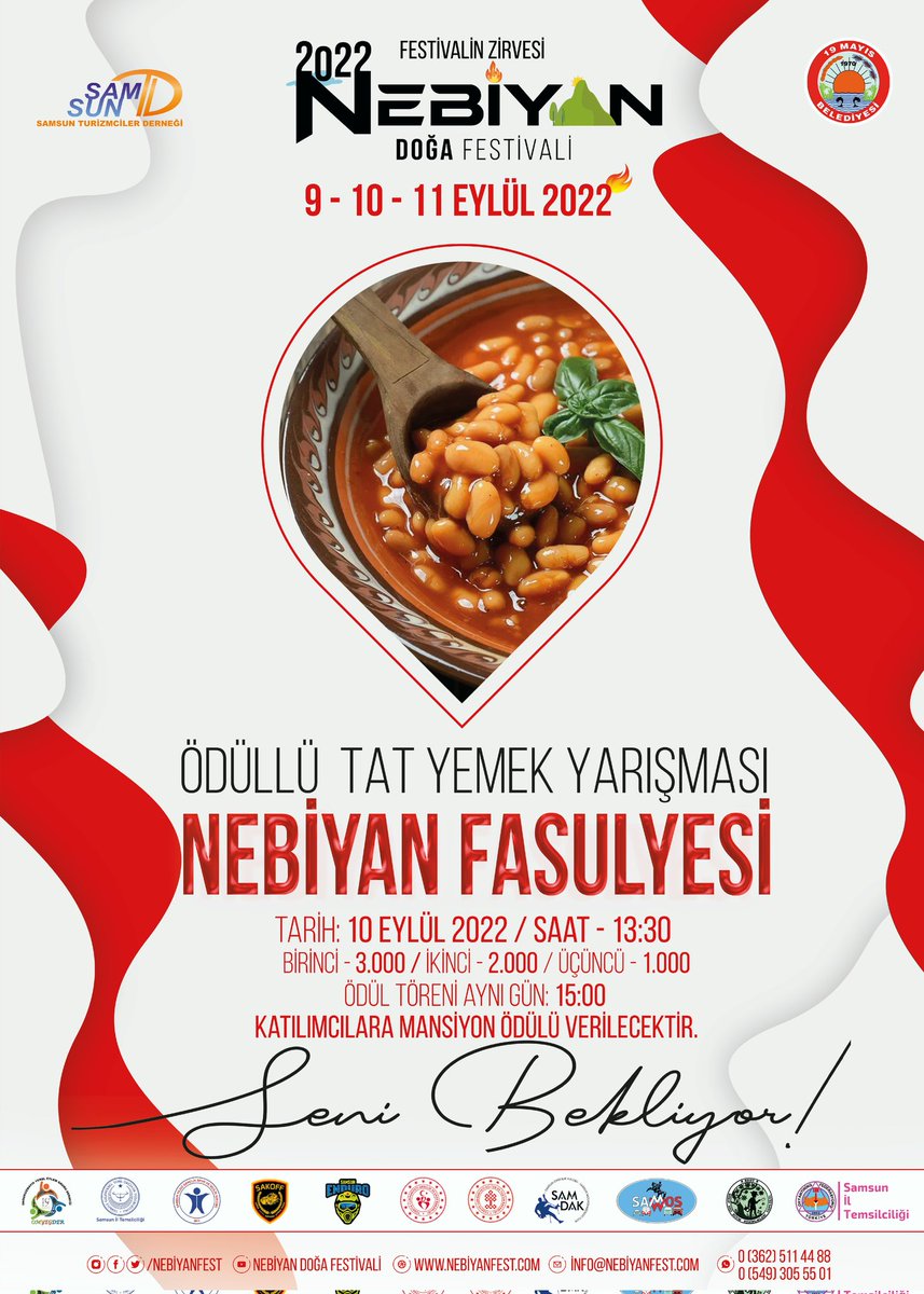 NebiyanFest's tweet photo. #Nebiyan Dağının markası, protein deposu Nebiyan Fasulyesinin yemeğini en güzel yaparım diyorsan #NebiyanFasulyesi Tat Yemek Yarışması tam sana göre. https://t.co/5JZC0E8Ppr