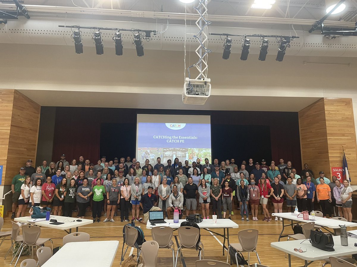 Physedmanrising's tweet photo. Another great @CATCHhealth #physed training at my home district @katyisd. T’s loved the curriculum and are ready for the school year 😁
#catchtraining #catchworks https://t.co/bzw0n43ljc