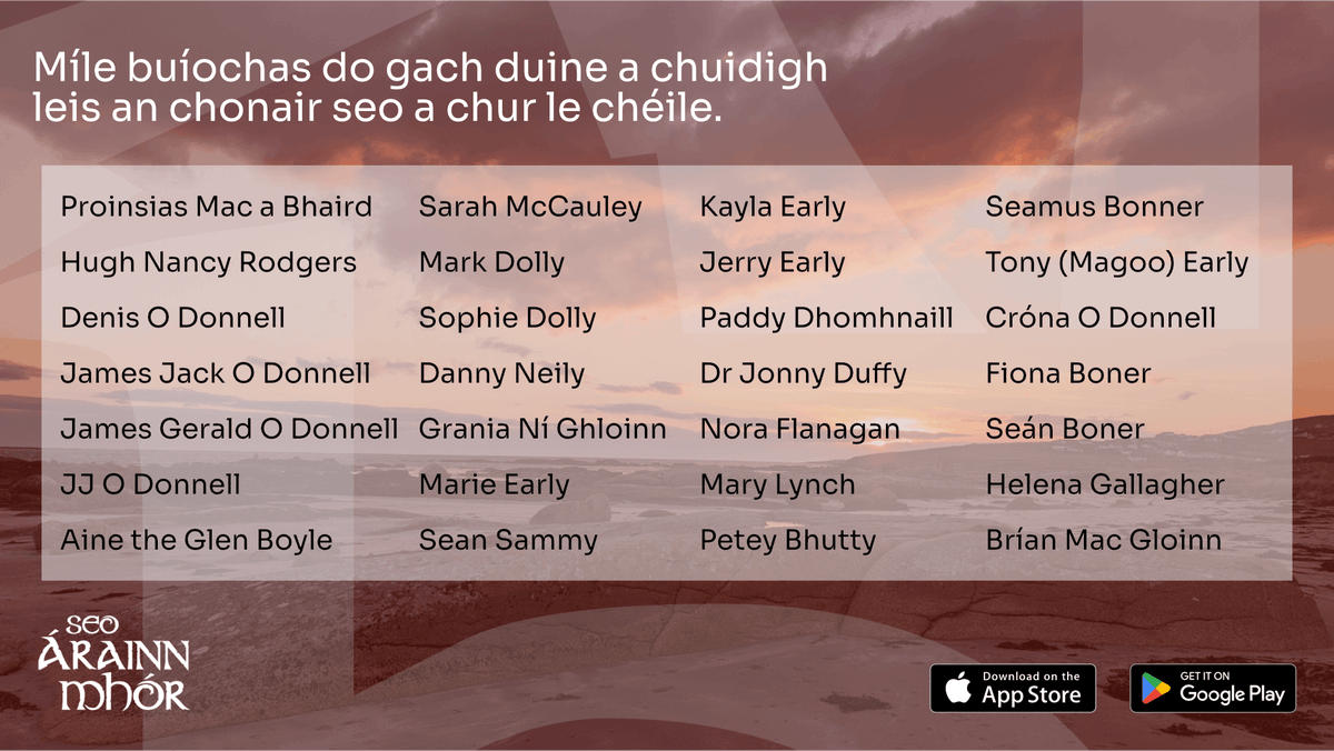 Thank you again to everyone who contributed to the stories of Seo Árainn Mhór's update and the Heritage Trail.
#seoarainnmhor #appupdate #heritageday
<a href="/ptarainnmhor/">gaeilgeárainnmhór</a> <a href="/CFFAM/">Árainn Mhór Island</a>