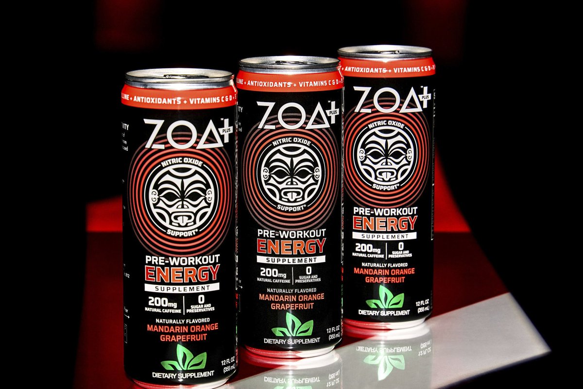 ZOAenergy's tweet photo. Performance PLUS determination… the equation resulting in success.
#ZOAPlus offers:
➕200mg Caffeine from Natural Sources
➕3,000mg L-Citrulline for nitric oxide support
➕Packed with superfoods, vitamins & nutrients
#ZOAEnergy
#PreWorkout https://t.co/zzKKXs8RiM