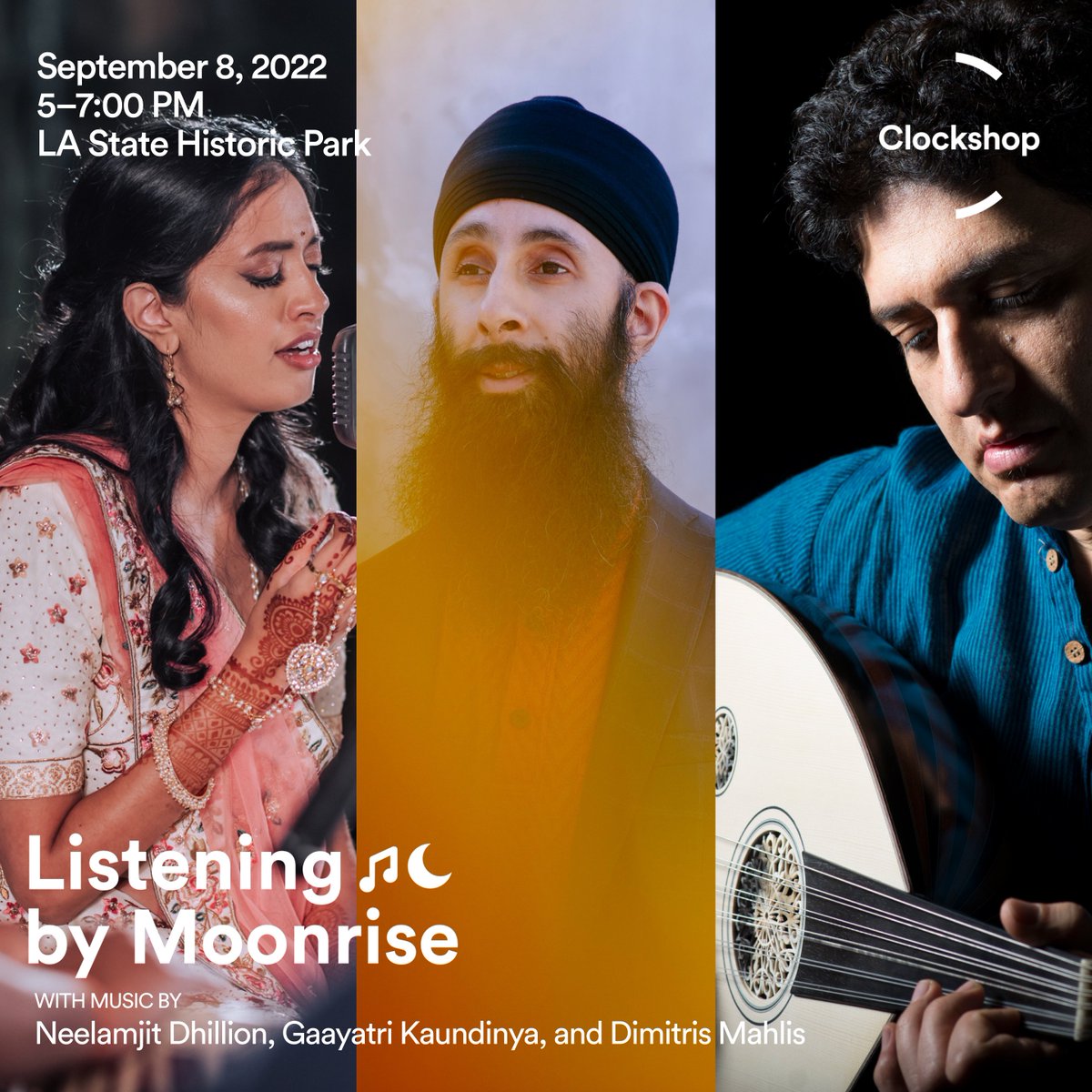 clockshopla's tweet photo. #ListeningByMoonrise returns to @LASHP, featuring performances &amp; immersive sound experiences with leading multi-disciplinary sound artists. Full details: https://t.co/GJgbTdhXHP RSVP for Sept 8: https://t.co/HMsx0XHUPD And Oct 9: https://t.co/GHyT9GEhmx Free &amp; open to the public! https://t.co/VGJAAcOjQK