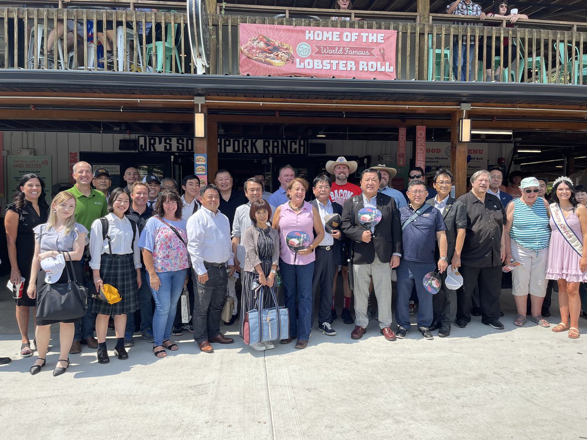 Iowa Dept of Agriculture & Land Stewardship (@iadeptag) on Twitter photo It was great to welcome the delegation from Yamanashi Prefecture, Japan to the <a href="/IowaStateFair/">Iowa State Fair</a>, which became a sister state with Iowa back in 1960. Thanks to <a href="/IASisterStates/">Iowa Sister States</a> for organizing the gathering and to <a href="/JRsSouthPork/">J.R.’s Southpork Ranch</a> for hosting! #ISFFindYourFun #IowaStateFair2022 #IowaAg It was great to welcome the delegation from Yamanashi Prefecture, Japan to the <a href="/IowaStateFair/">Iowa State Fair</a>, which became a sister state with Iowa back in 1960. Thanks to <a href="/IASisterStates/">Iowa Sister States</a> for organizing the gathering and to <a href="/JRsSouthPork/">J.R.’s Southpork Ranch</a> for hosting! #ISFFindYourFun #IowaStateFair2022 #IowaAg