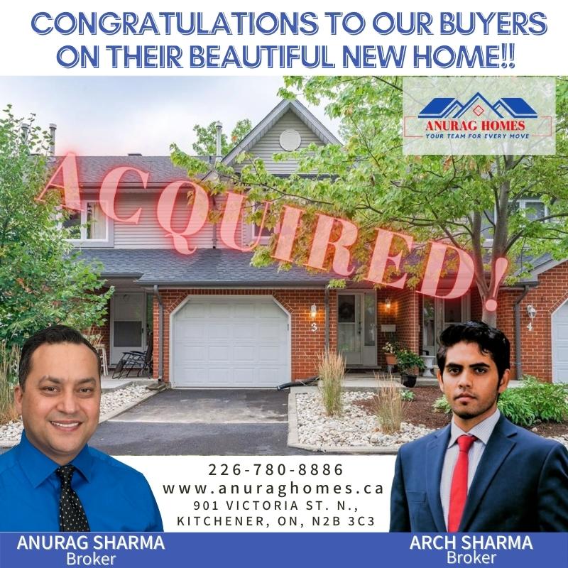 Arch_AHTeam's tweet image. JUST ACQUIRED!!! Congrats to our clients on the purchase of this  immaculate townhome in a beautiful, quiet complex in East Waterloo.

Looking to buy or sell? Contact me for all of your real estate needs! (226)-887-8428

#justacquired #buyingahouse  #anuraghomes #realestate