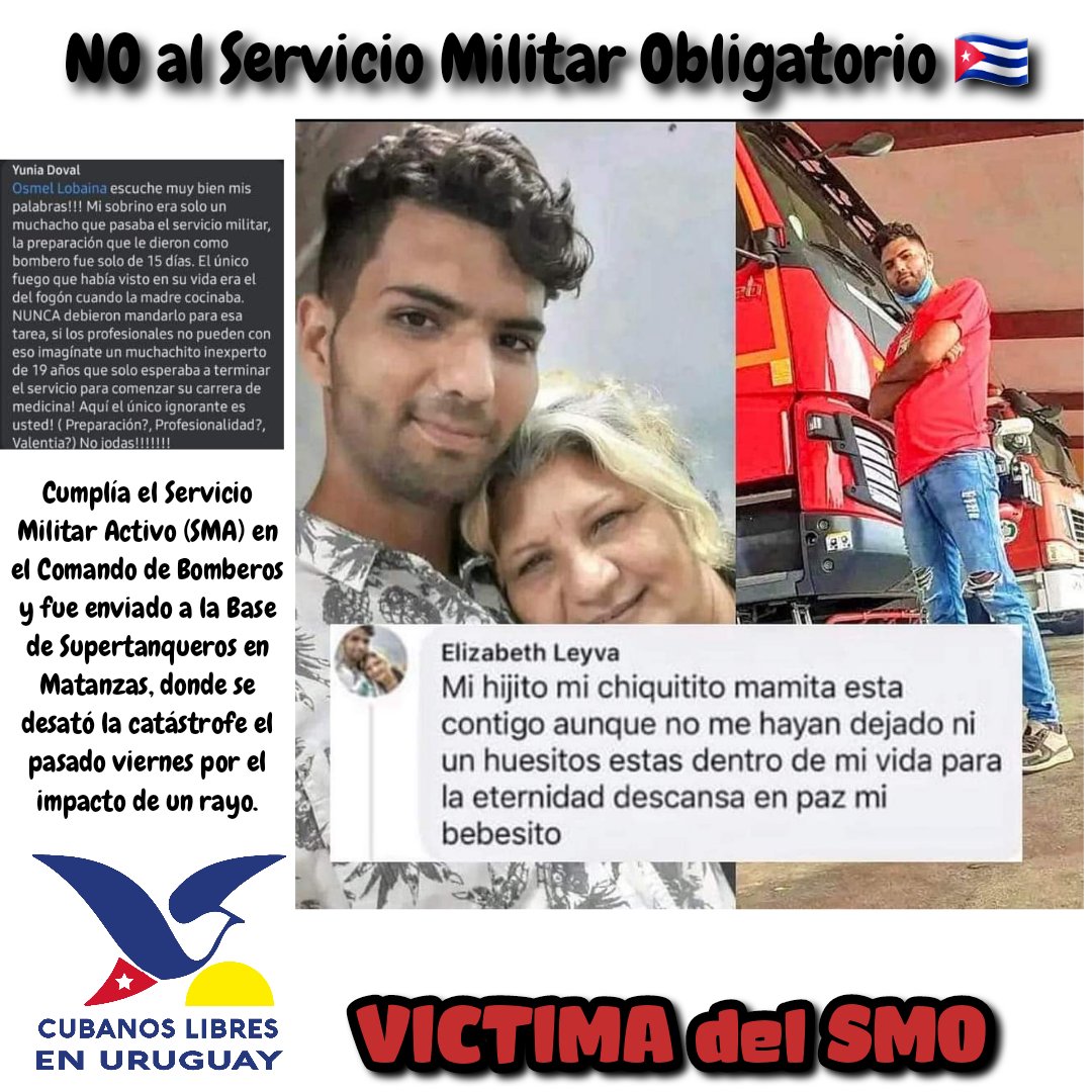 AliciaAlonso___'s tweet photo. Eran prácticamente niños los enviaron consientenente a morir la orden fue dada por personas que sus hijos tenían en casa seguros y comodamente los llaman héroes sus madres los llama victimas #NoAlSMOenCuba #NoAlServicioMilitarObligatorio 
#NoAlServicioMilitarObligatorioEnCuba https://t.co/RXGPmionDr