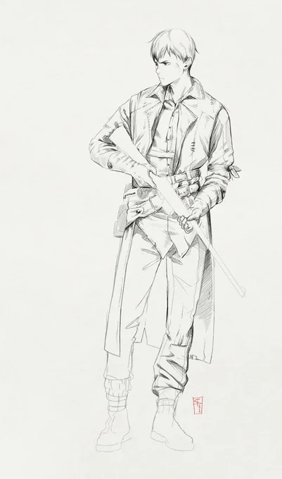 Two  concept drawings I did for  's Fallout Crossover series "Wasteland" quite a while ago! 