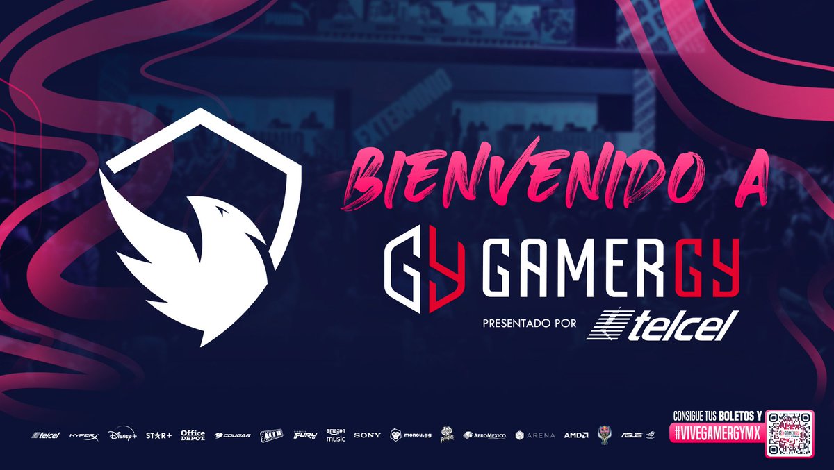 GAMERGY_Mx's tweet image. 🔥¡El ave fénix está lista para romperla una vez más! Acompaña a @EsportsReven en GAMERGY México presentado por @Telcel y conoce todo lo que traen para nosotros. 🕹️🏆

🎟️Compra tus boletos aquí: gamergy.boletia.com