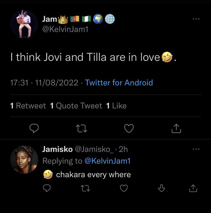 undiluted237's tweet photo. 10)
More reactions after Jovi’s side of the story: 
Carlson wants Tilla &amp; Pascal to take their time b4 dropping part 2. 
Kelvin just decided to think out of the box. He thinks Jovi and Tilla are in love. 😂 

#DadyUndiluted #237Recap https://t.co/nbJTemqqxQ