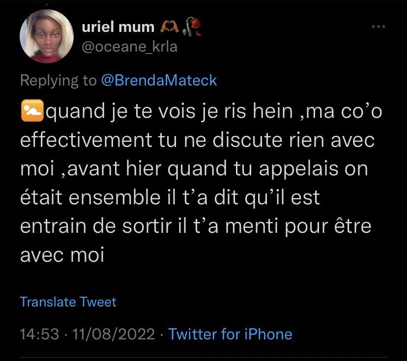 undiluted237's tweet photo. 12)
Y’all rem the tweet @ALilBitOfSassy made abt thirsty boys in the TL who have GFs out here and still ask others out with hopes of inserting their hard drives into their ‘gizzards’ right?

Well, it happened on French Twitter. Please see for yourselves…
#237Recap #DadyUndiluted https://t.co/QAAIlAQydf