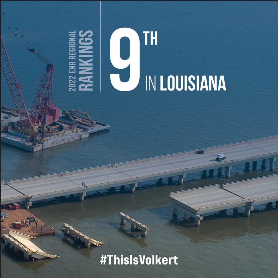 volkertinc's tweet image. We are pleased to share that Volkert ranked No. 9 in Lousiana in the regional ranking for Engineering News-Record (ENR) Top 500 Design Firms!
#ThisIsVolkert #DesignFirm #Engineering
