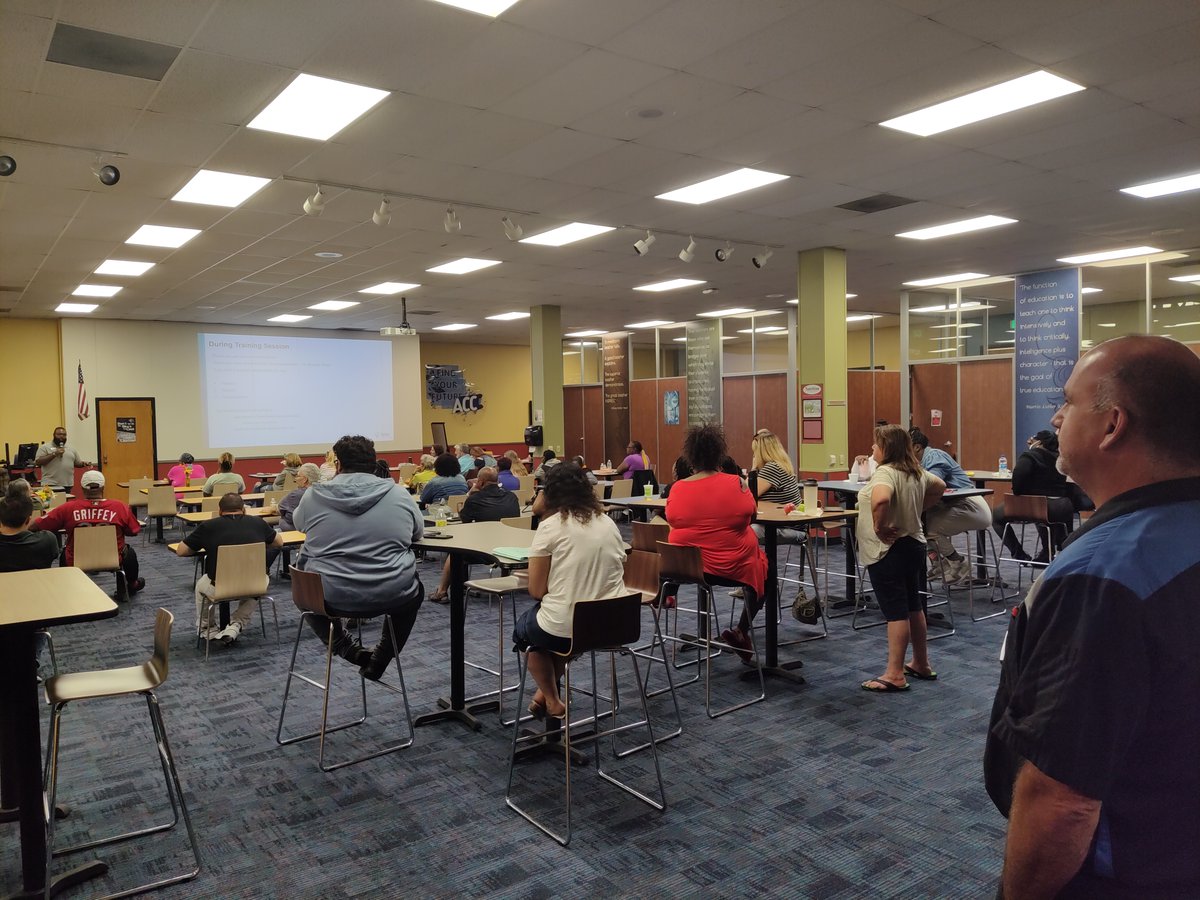 SCHK12's tweet photo. The #SCH Transportation Dept. school bus drivers &amp; monitors have been training to better serve students and improve communication with parents / guardians.  Be on the lookout for Tyler Drive, which provides parents / guardians student-tracking with real time data! #SCHTeamwork22 https://t.co/blUMK4h50D