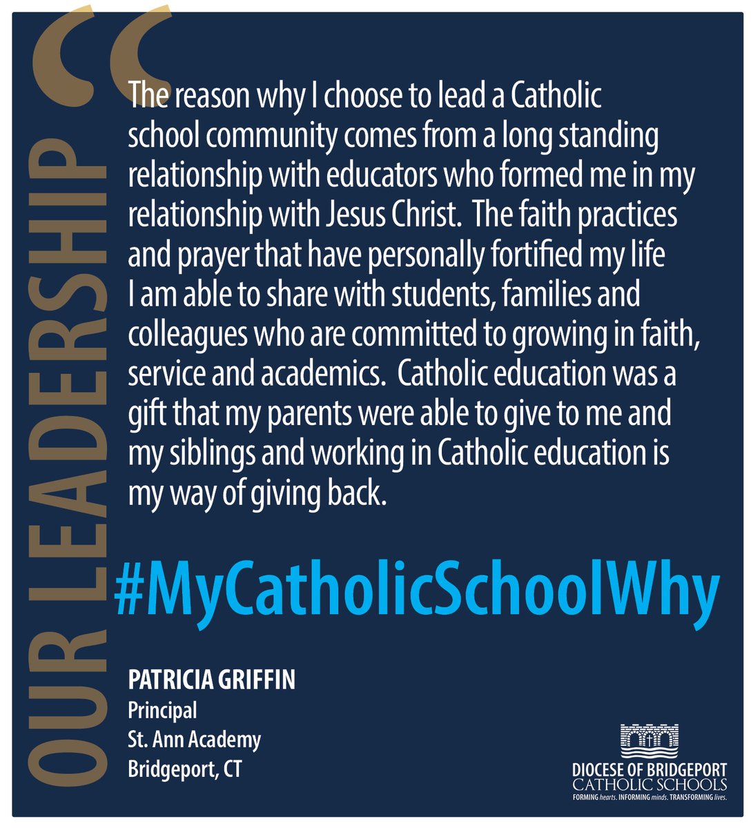 test Twitter Media - Thank you, Pat Griffin, Principal at St. Ann Academy, #Bridgeport for choosing us. We are so grateful to you! #mycatholicschoolwhy 💙 @CA_Bridgeport @Diobpt @BptSup @CathStandard @CathSchoolNews @NCEATALK https://t.co/w4RPPVGM9a