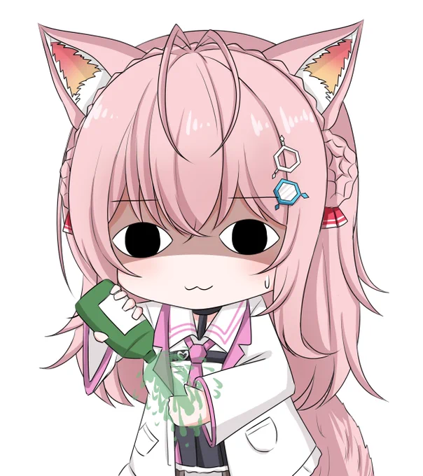 左手を薬漬けにするコヨーサン#こよりすけっち#こよ夏バイオ7 