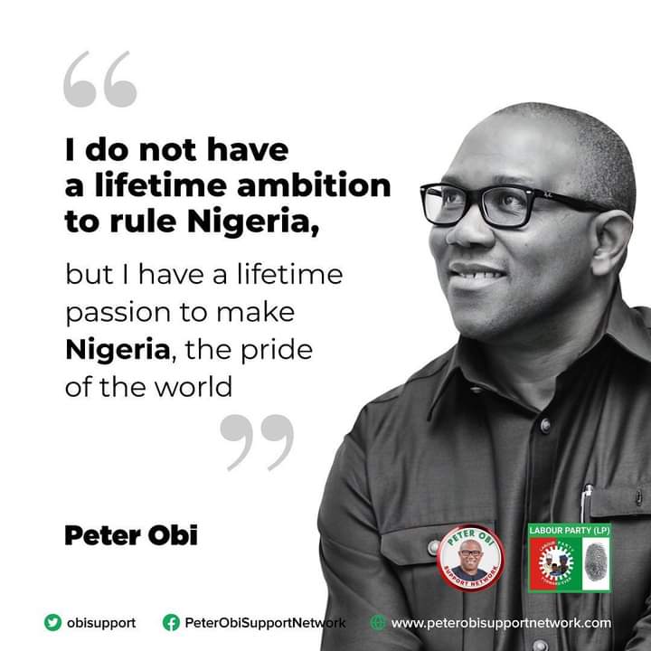 politicalplugNG's tweet photo. @PeterObi We can't wait to have you lead this nation to greatness H.E Peter Obi. You are Loved by Nigerians and we know you won't disappoint us 😍! https://t.co/usiUbcpt3m