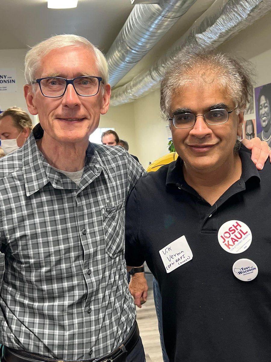 SenatorSean's tweet photo. Evers is out and about I see, get them votes! 😂 https://t.co/Af1sdO03T8