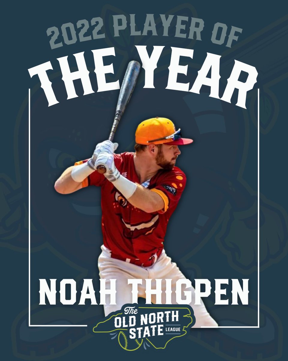We would like to recognize ONSL Player of the Year, Noah Thigpen. Thigpen led the league with a lethal bat and 12 HR. Congrats on an incredible season at The Orchard! 🍎