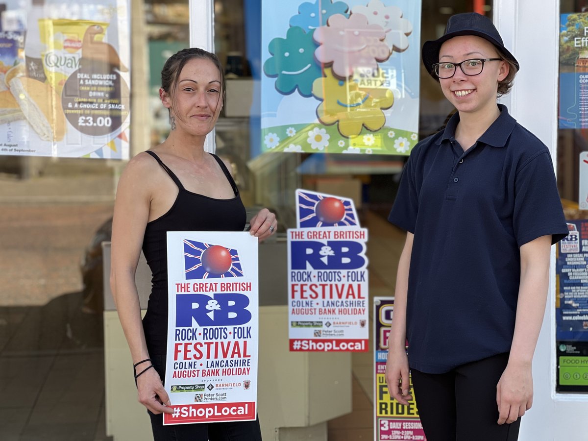 📸 Some more great shots of our fantastic local businesses as they prepare for a weekend to remember in Colne from 26th-28th August! We want everyone visiting this year's Great British R&B Festival to embrace #ShopLocal ❤️ Get your tickets here 👇 colneblueslineup.com/get-tickets