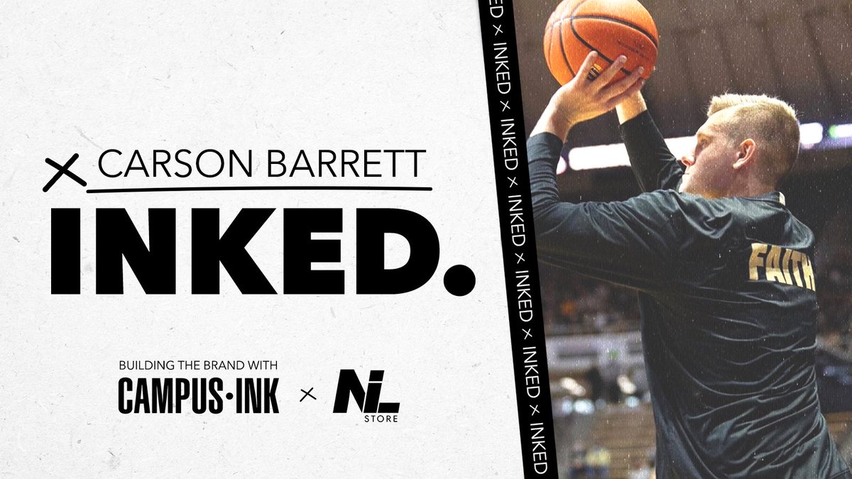 Purdue NIL Store (@purduenilstore) on Twitter photo JUST IN: Carson Barrett of <a href="/boilerball/">Purdue Men's Basketball</a> is building the brand with the <a href="/PurdueNILStore/">Purdue NIL Store</a> family!
Stay tuned for his officially licensed merch! JUST IN: Carson Barrett of <a href="/boilerball/">Purdue Men's Basketball</a> is building the brand with the <a href="/PurdueNILStore/">Purdue NIL Store</a> family!
Stay tuned for his officially licensed merch!